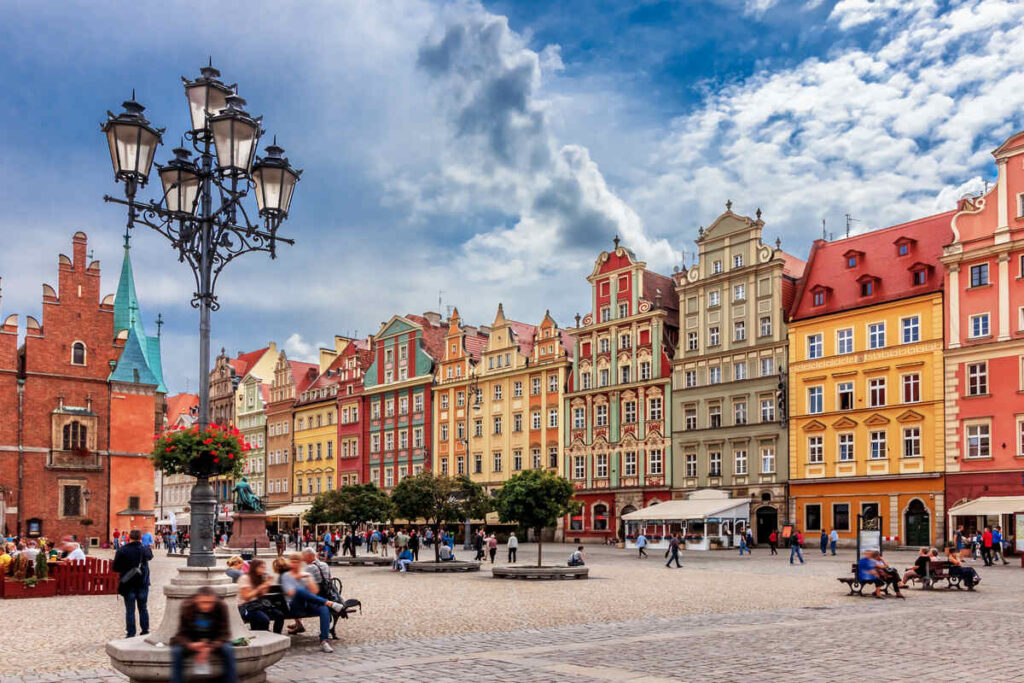 Main square in Wroclaw