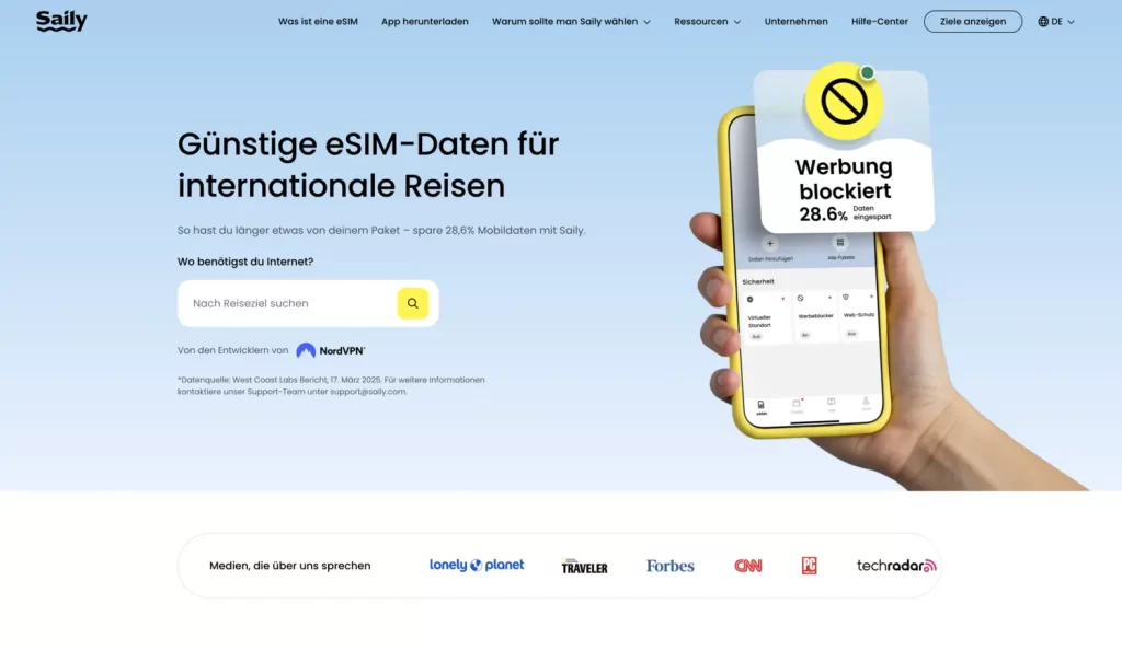 Saily eSIM Polen Deutsch
