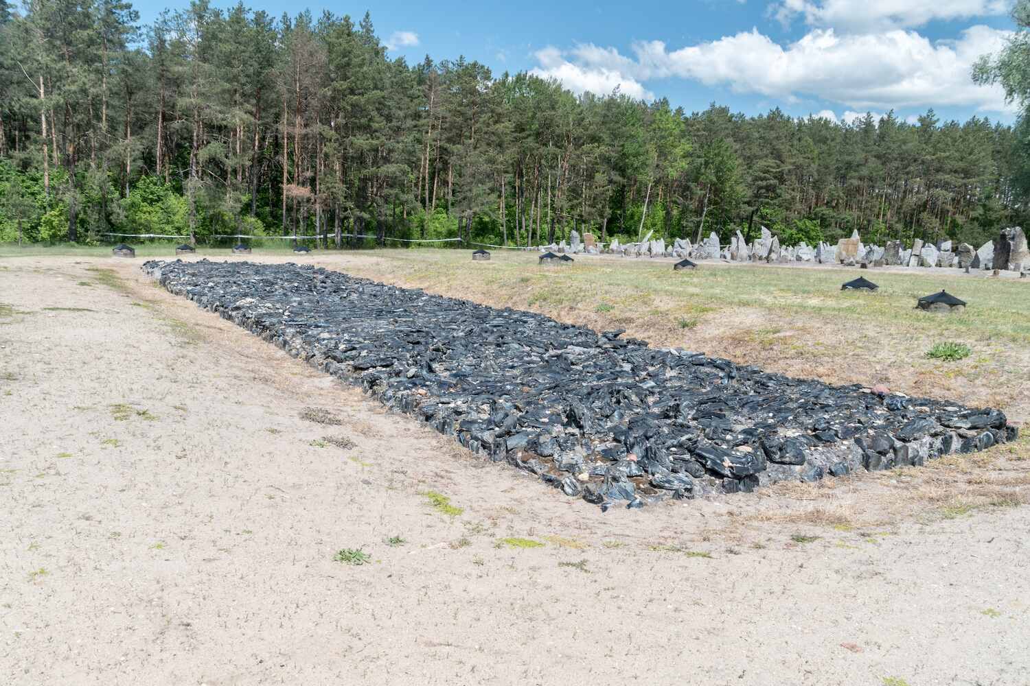 The-stone-memorial-resembles-one-of-the-original-cremation-pits-where-bodies-were-burned-Treblinka-extermination-camp